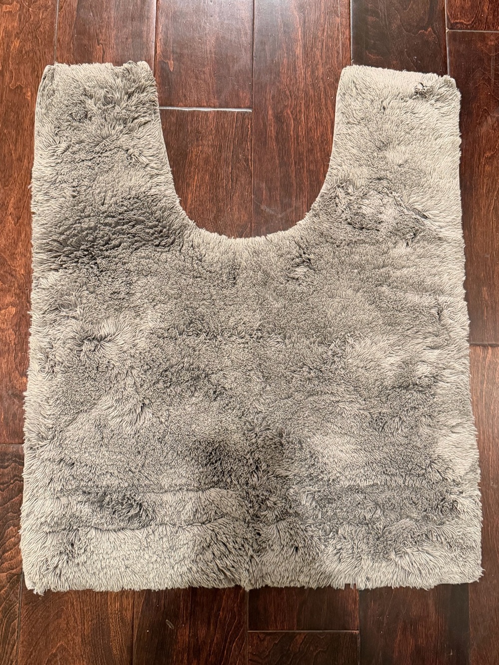 Gray Bath Toilet Rug